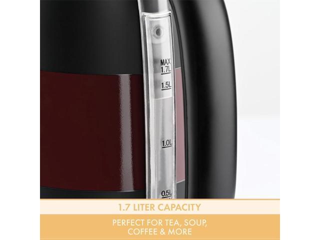 Warner Brothers Harry Potter 1.7L 1500W Electric Kettle by Select Brands - Features Water Window, Auto Shut Off, Boil Dry Protection, 360 Degree...