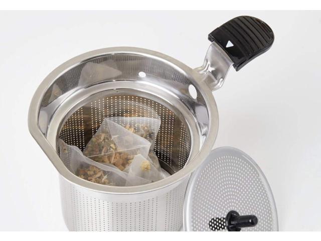 Electric Tea Maker With Variable-Temperature Settings and Keep-Warm Feature