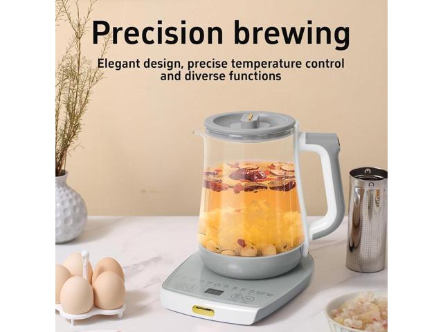 Health Pot Electric Kettle with InfuserSmart Fruit Hot Tea Maker, Temperature Control and Tea Keep Warm, 12 Functional Procedures, 1.8 Liters of...