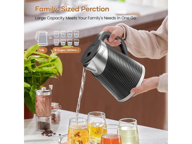 OLEGA Electric Kettle: 1500W 1.8L Electric Kettles for Boiling Water, BPA-Free Stainless Steel Electric Hot Water Kettle Auto Shut Off Water Boiler...