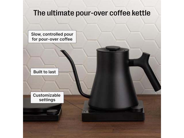 Fellow Stagg EKG Pro Electric Gooseneck Kettle - Pour-Over Coffee and Tea, Quick Heating, Precise Temperature Control, Scheduling, Built-in Brew...
