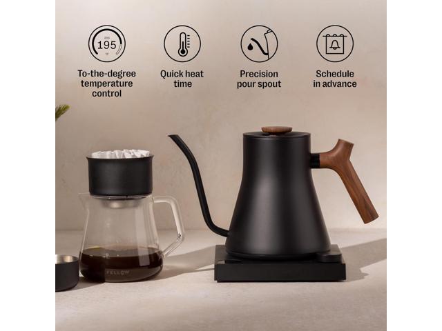 Fellow Stagg EKG Pro Electric Gooseneck Kettle - Pour-Over Coffee and Tea, Quick Heating, Precise Temperature Control, Scheduling, Built-in Brew...