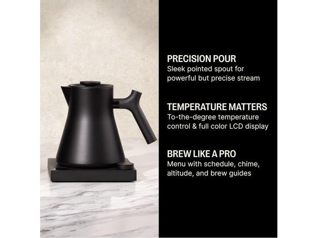 Fellow Corvo EKG Pro Electric Tea Kettle - Quick Heating, Precise Temperature Control Electric Kettle, Scheduling, Built-in Brew Timer for Boiling...