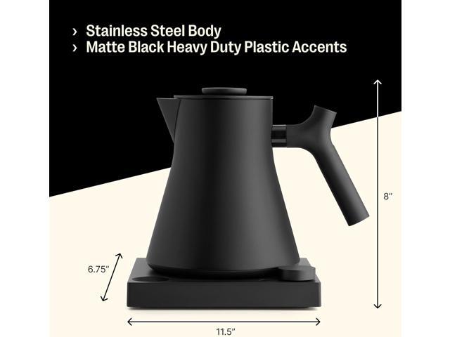 Fellow Corvo EKG Pro Electric Tea Kettle - Quick Heating, Precise Temperature Control Electric Kettle, Scheduling, Built-in Brew Timer for Boiling...