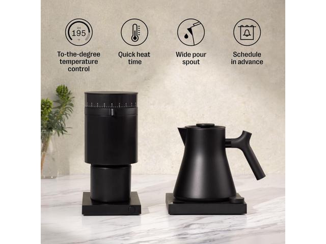 Fellow Corvo EKG Pro Electric Tea Kettle - Quick Heating, Precise Temperature Control Electric Kettle, Scheduling, Built-in Brew Timer for Boiling...