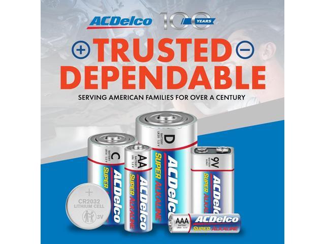 ACDelco Double AA and Triple AAA Batteries, 40-Count Battery Combo Pack for Home and Office, 20-Count Each, 10-Year Shelf Life