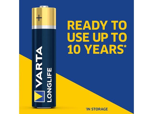 VARTA Longlife AAA Batteries (100 Pack), Alkaline Triple A Battery