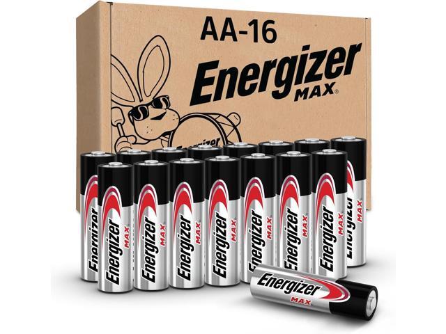 Energizer MAX AA Batteries (16 Pack), Double A Alkaline Batteries