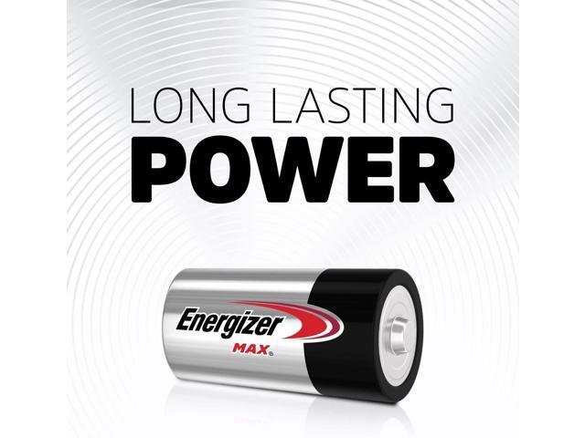 Energizer MAX C Batteries, Premium Alkaline C Cell Batteries (8 Battery Count)