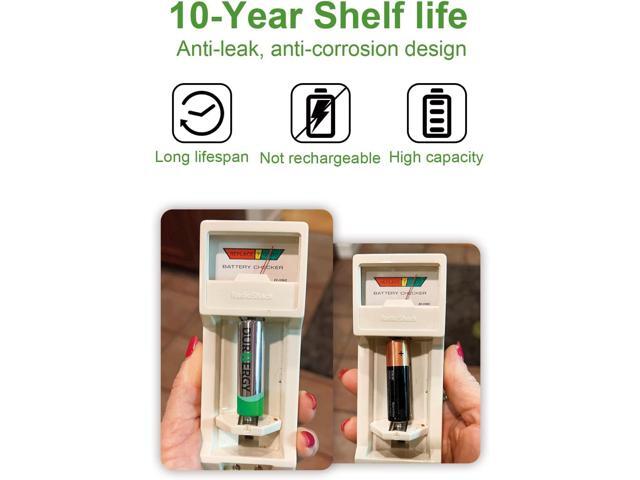 AAA Batteries 100 Pack Alkaline 1.5V 10 Year Shelf Life 1200mAh High Capacity for Remote Controls Toys Flashlights LR03 E92 MN2400