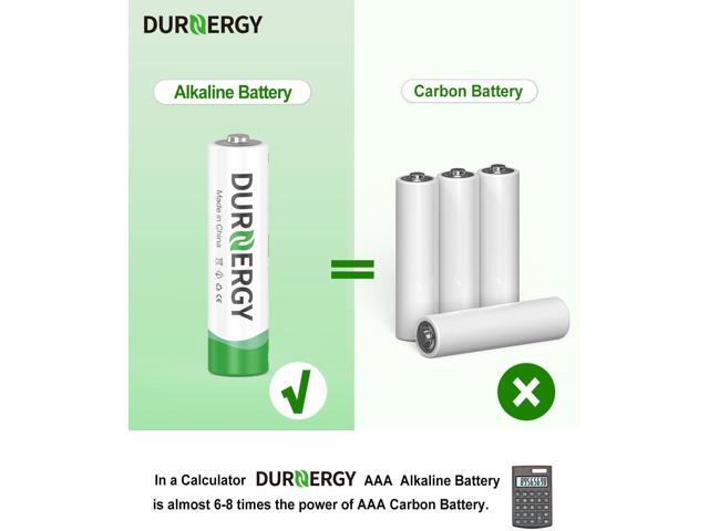 AAA Batteries 100 Pack Alkaline 1.5V 10 Year Shelf Life 1200mAh High Capacity for Remote Controls Toys Flashlights LR03 E92 MN2400