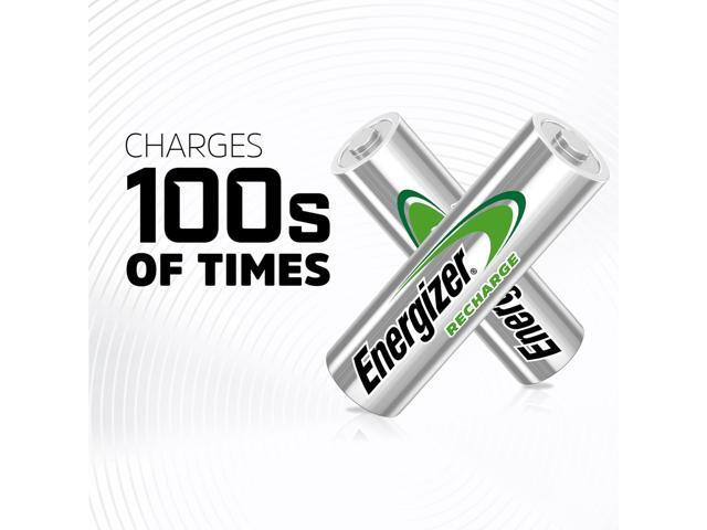 Energizer Recharge Universal Rechargeable AA Batteries (16 Pack), Double A Rechargeable Batteries