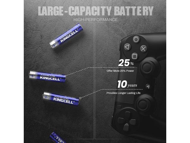 KINGCELL AAA Batteries 100 Pack, Alkaline Triple AAA Batteries High-Performance AAA Battery with Ultra Long-Lasting Power for Household Device