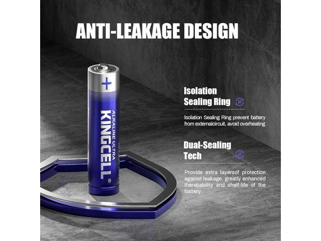 KINGCELL AAA Batteries 100 Pack, Alkaline Triple AAA Batteries High-Performance AAA Battery with Ultra Long-Lasting Power for Household Device