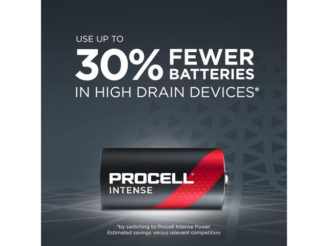 PROCELL Intense C Cell High-Performance Alkaline Batteries (72 Pack), 10-Year Shelf Life, Bulk Value Pack for High Power Professional Devices