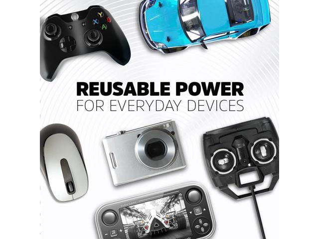 Energizer Recharge Universal Rechargeable D Batteries, 2 Pack