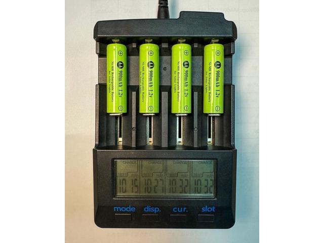 1.2v AA Ni-MH Rechargeable Battery, Double A 900mAh 1.2V Rechargeable Battery Pre-Charged, High Capacity for Outdoor Solar Lights, Lawn Lamps,...