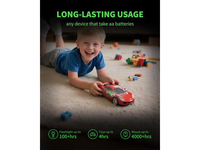 EBL 10 Counts AA Batteries 2500mAh 1.2V High Performance Precharged Ni-MH Rechargeable AA Batteries