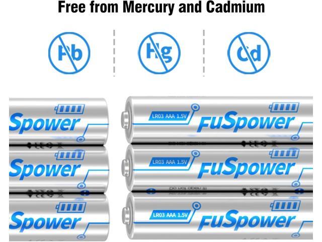 AAA Batteries 60-Pack, 10 Years Shelf Life, 1200mAh AAA Batteries 1.5 Volt LR03 Alkaline Battery