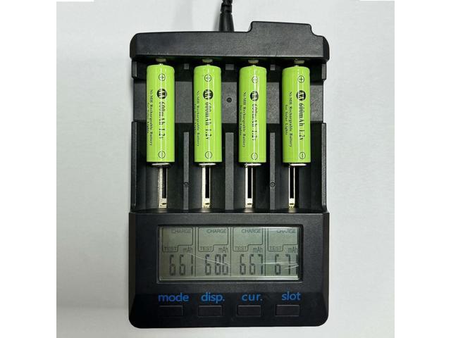 Ni-MH Rechargeable AA Batteries, AA 600mAh 1.2V Solar Batteries for Garden Landscaping Outdoor Solar Lights, String Lights, Pathway Lights (16 Pack)
