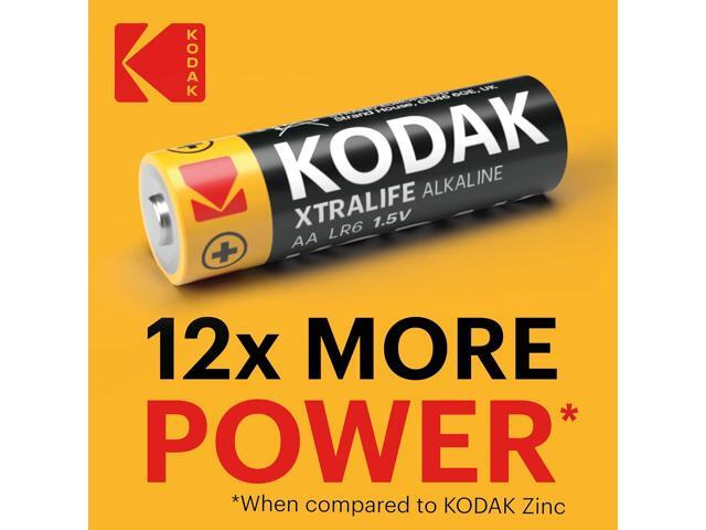 Kodak AA Batteries - Alkaline Batteries, 1.5V Mignon LR06 MN1500 AM3 Battery Pack (60 Count) (Qty 60.)