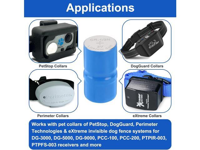 2CR1/3N 6V Lithium Batteries for Pet Stop, Dog Guard, Perimeter and Extreme Dog Collars(5PCS)