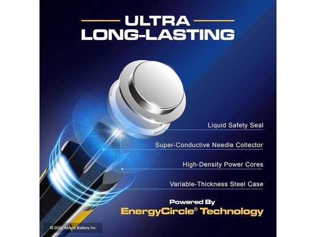 Allmax AAA Maximum Power Alkaline Triple A Batteries (600 Count Wholesale Pack / 6 Boxes of 100) Ultra Long-Lasting, Leakproof Design, 10-Year...