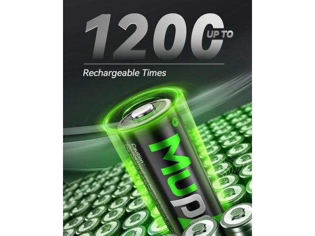 16 Pack Ni-MH AA Rechargeable Batteries, 2800mAh Rechargeable AA Batteries, Pre-Charged Double A Batteries with Protection Box
