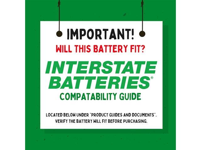 Interstate Batteries 12V 8Ah Battery (SLA1075) Sealed Lead Acid Rechargeable SLA AGM (F1 Terminal) Wireless Internet UPS Systems, FIOS, SP12-7