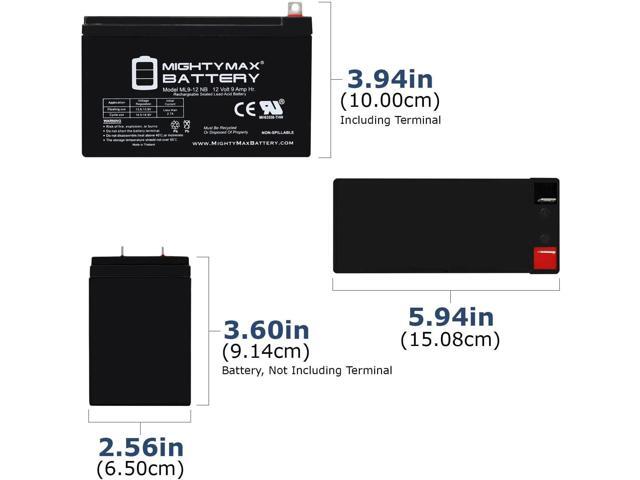 Mighty Max Battery 12V 9AH SLA Battery Replacement for Generac XP8000E Generator