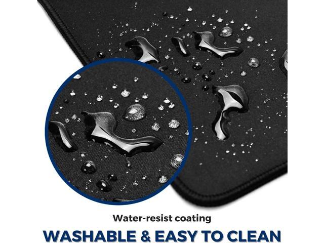 Virtusx Large Gaming Mouse Pad with Stitched Edges, Extended Computer Desk Mat, Superior Micro-Weave Cloth, Non-Slip Rubber Base, Water Resist, for...
