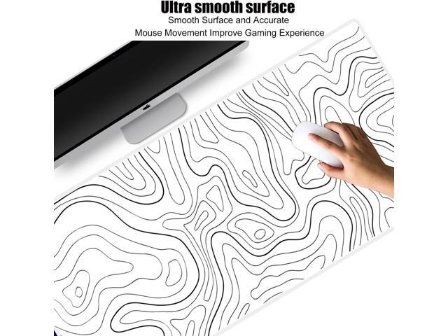 Large Gaming Mouse Pad Extended XXL Mouse Mat Long Desk Pad with Stitched Edges for Keyboard Home Office Gaming Work Big Desk Pad...