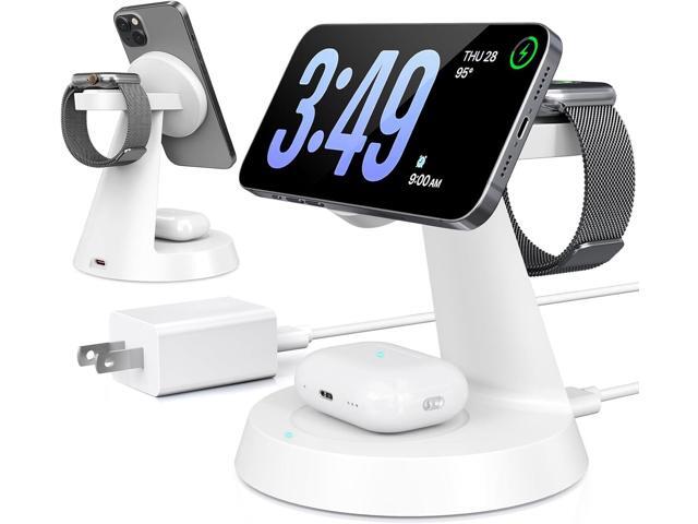 3 in 1 Wireless Charging Station for Apple, Charger Stand for Multiple Apple Devices, Wireless Charging Station for iPhone 16/15/14/13/12 Series,...