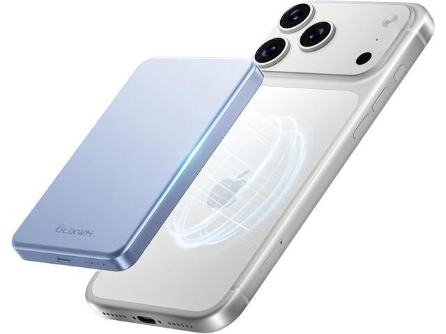 10,000mAh for MagSafe Power Bank Ultra Slim, Magnetic Wireless Charger with USB-C Cable, Fast Charging Portable Battery for iPhone 17 Pro Max/17...