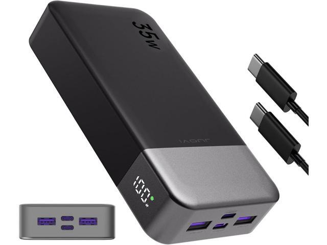 JUOVI Portable Power Bank 20000mAh, 35W Portable Charger, Battery Pack Fast Charging, PD3.0 QC4.0 Phone Battery Pack with LED Display for iPhone 16...