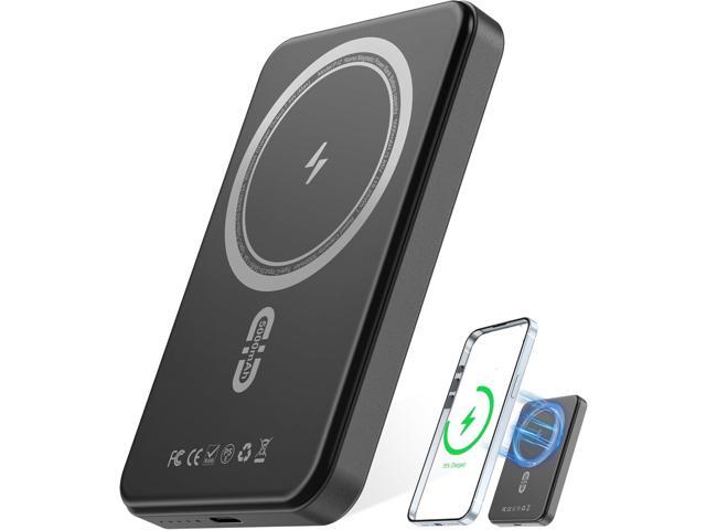 for Magsafe Battery Pack 5000mAh,for Magsafe Portable Charger with Type-C Cable, Ultra Slim Magnetic Portable Charger, Magnetic Power Bank for...