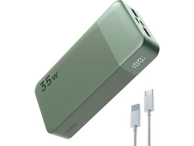 NOBIS Portable Charger, 20000mAh Power Bank, 35W Power Bank Fast Charging, Battery Pack with C to C Cable, Battery Bank with Digital Display for...