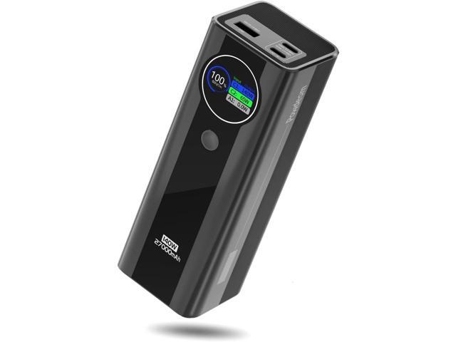 140W Power Bank, 27000mAh 3-Port Portable Laptop Charger, Smart Digital Display, 140W USB C Fast Recharge, PD3.1 Battery Pack for iPhone, MacBook,...