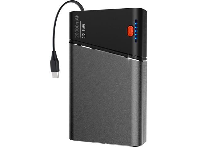 Portable Charger 20000mAh, 22.5W PD 3.0+QC 4.0 Super Fast Charging Power Bank, Cooler Aerospace Metal Case for iPhone 17 16 15 14, 13 Android,...