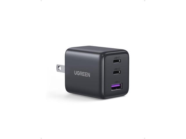 UGREEN 3-Port 30W USB C Charger, GaN II Compact iPhone Charger Fast Charging, Type C Power Adapter for iPhone 17/16/15 Series, Samsung Galaxy...