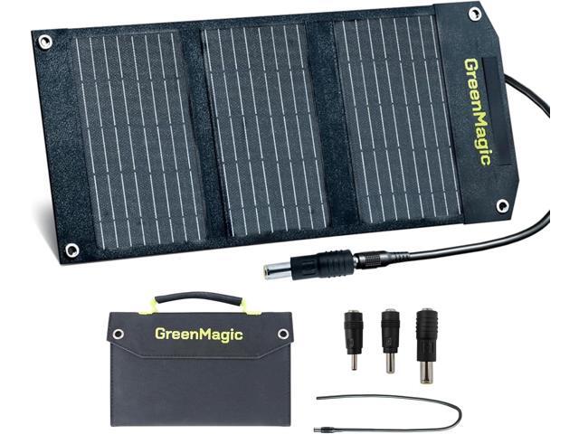 Greenmagic 40 Watt Portable Solar Battery Charger Ideal for Power Battery, Power Station, Smartwatches, Phones, Powerbank, Tablets, Laptops,...