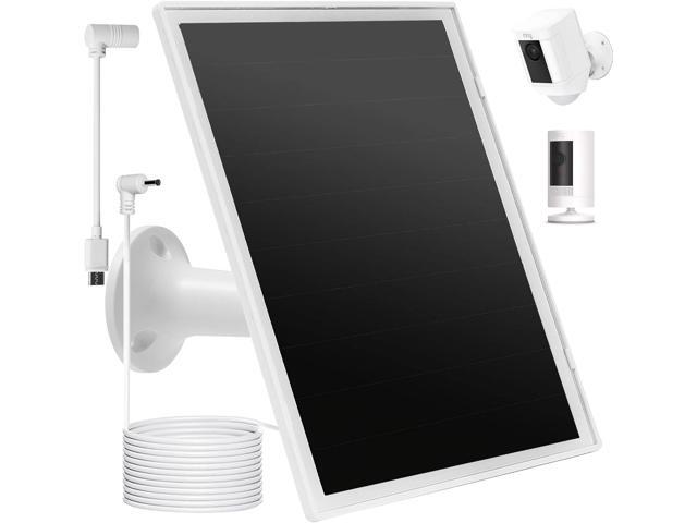 Solar Panel Charger for Ring Camera, Compatible with Ri ng Stick Up Cam, Stick Up Cam Pro, Ring Spotlight Cam Plus/Pro, 6W5V 13ft Charging Cable...