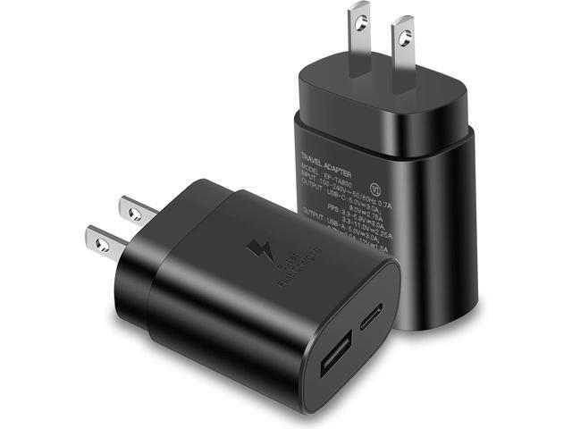 USB C Wall Charger, 25W Super Fast Charger Type C Charger Block for Samsung Galaxy S25/S24/S23/S23 Ultra/S23+/S22/S22 Ultra/S22+/S21/S20/Note...