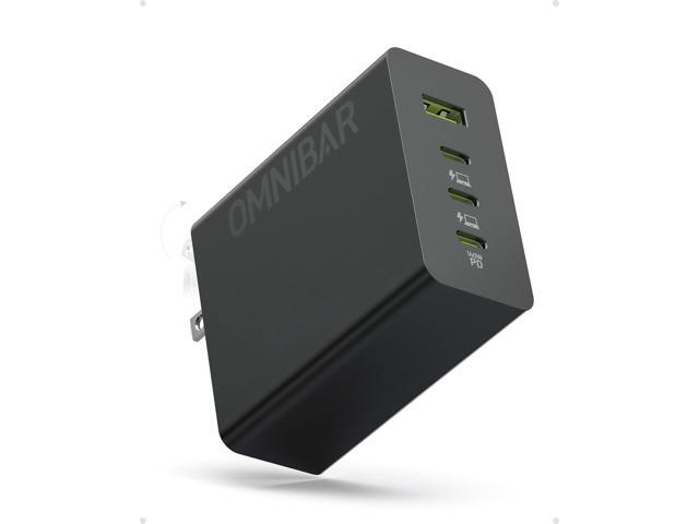 140W USB C Charger, 4-Port GaN Foldable Fast Wall Charger,100W Laptop Fast Charger Adapter for MacBook Pro 16 14 Mac Air 15 13 inch,iPad Pro,iPhone...