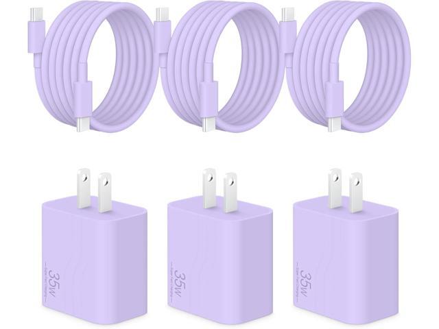 35W i Phone 17 16 15 Charger Fast Charging, 3-Pack USB C Charger Block Type C Chargers 6 FT Type C to C Cable for i Phone 17/17 Air/17 Plus/17...