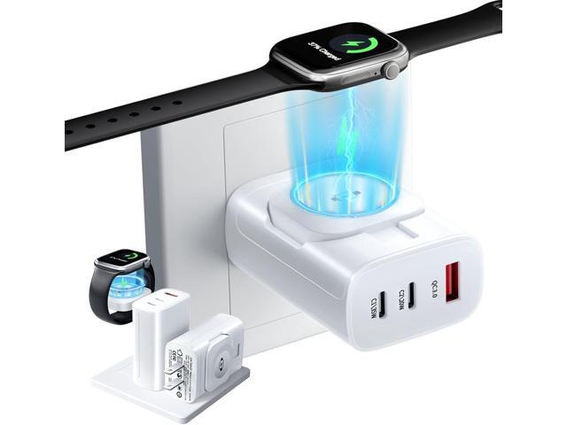 4 in 1 Charger 40W for iPhone iWatch and Airpods Fast Charging, Portable Travel Multi Chargers for Apple Devices, Dual Usb Wall Charger Block,...