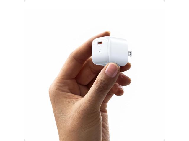 TORRAS GaN 30 W USB C Charger Block [Safe Fast Charging] PD 3.0 Type C Wall Charger Compatible with iPhone 16 15 14 13 12 Pro, Pro Max, Plus,...