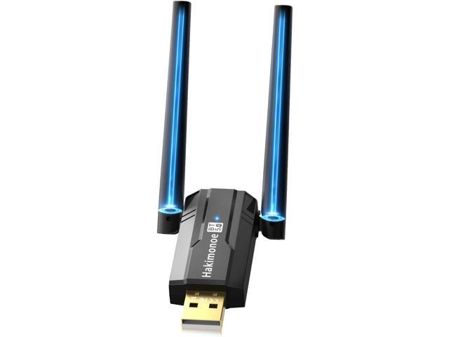 USB Bluetooth 5.4 Adapter for PC Laptop, Long Range 492FT Wireless Dongle Adaptor for Windows 11 10 8.1 7 Desktop, Plug and Play Bluetooth Mouse.