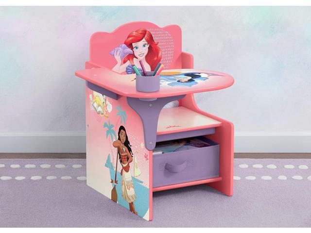 Delta Children Chair Desk with Storage Bin, Disney Princess