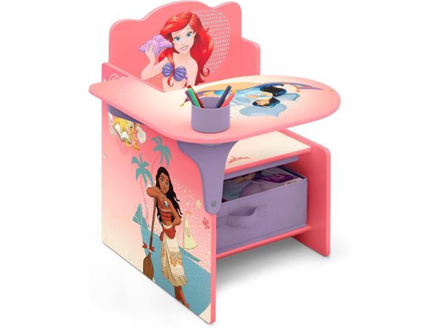 Delta Children Chair Desk with Storage Bin, Disney Princess